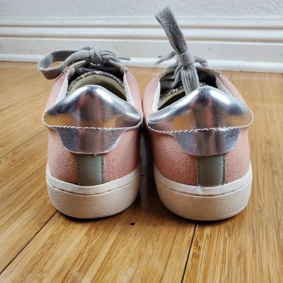 Dolce Vita Pink Snake Print Sneakers Size 6M - Picture 6 of 9